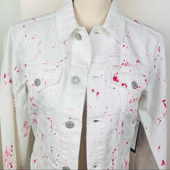 Polo Ralph Lauren Womens Pink Pony Denim Trucker Jacket Size XS Western Barbie - Picture 3 of 14